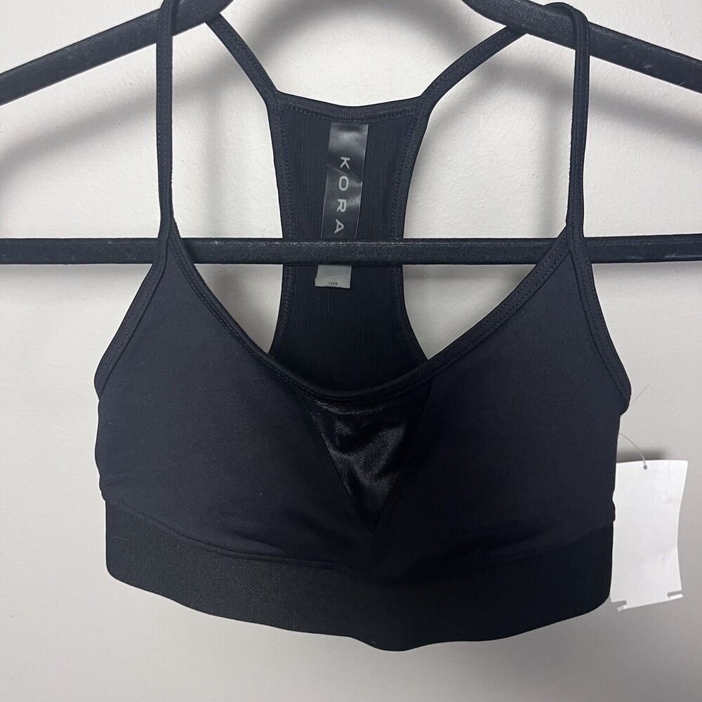 Koral Womens Sports Bra X Small Razorback Shiny Detail Made In USA